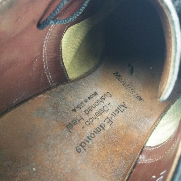 ALLEN EDMONDS MCALLISTER BLACK WINGTIP OXFORD 10 main image 5